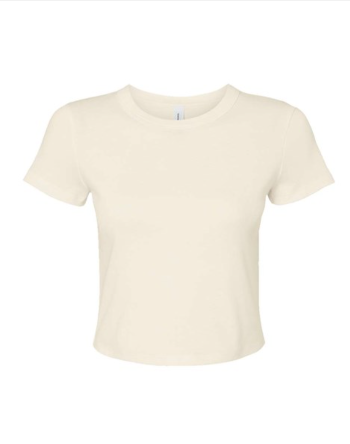 Custom Micro Rib Baby Tee