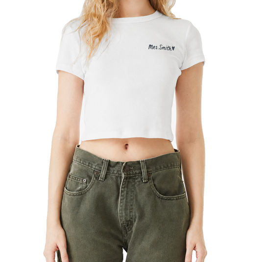 Custom Micro Rib Baby Tee